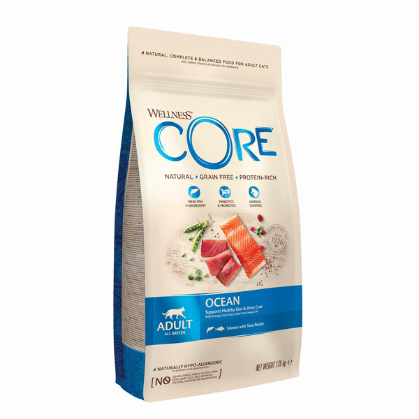 Wellness Core Ocean Salmon karma sucha dla dorosłych kotów łosoś i tuńczyk 1,75kg