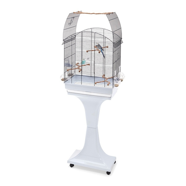 IMAC Agata Delux klatka dla ptaków niebieska/jasnoniebieska 58x33x625/133 cm na kółkach