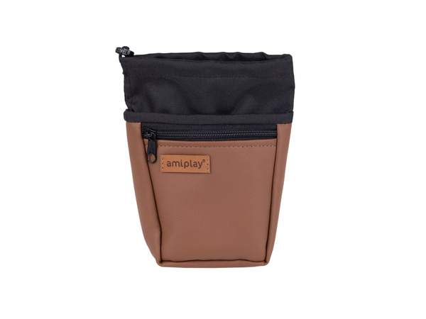 amiplay Torebka na przysmaki New York 10x7x14cm Brązowy
