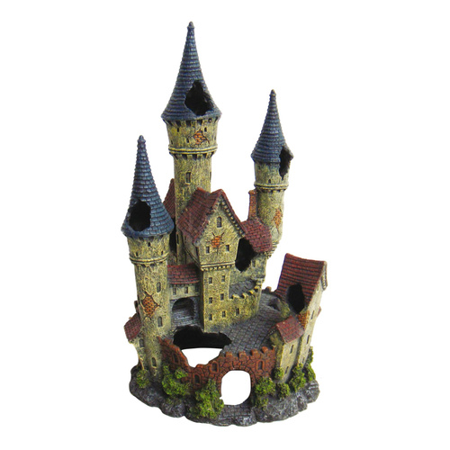 Aqua Natura Dekoracja akwarystyczna zameczek z wieżyczkami 12cm