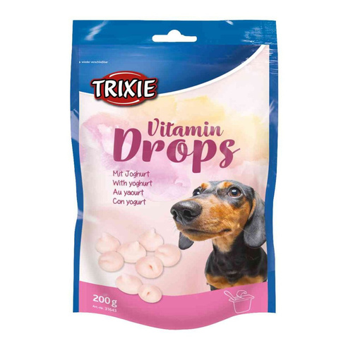 Trixie DROPSY witaminowe z Jogurtem przysmak 200g