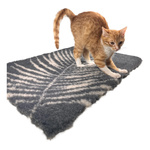 ZOLUX Dry bed posłanie izolujące dla psa wzór roślinny 50x70 cm kol. grafit