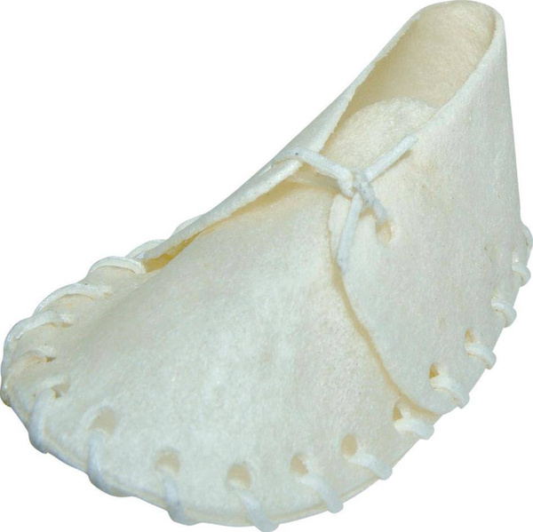 Hau Miau But gryzak biały ze skóry wołowej 12,5cm