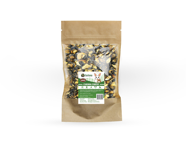 ProHerbs Cukinia chipsy 100g - chrupiąca, lekka i smakowita przekąska!