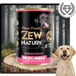 Mokra Karma Dla Psa Wieprzowina Puszka 800g Zew Natury MONO-PROTEIN