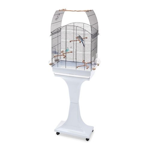 IMAC Agata Delux klatka dla ptaków niebieska/jasnoniebieska 58x33x625/133 cm na kółkach