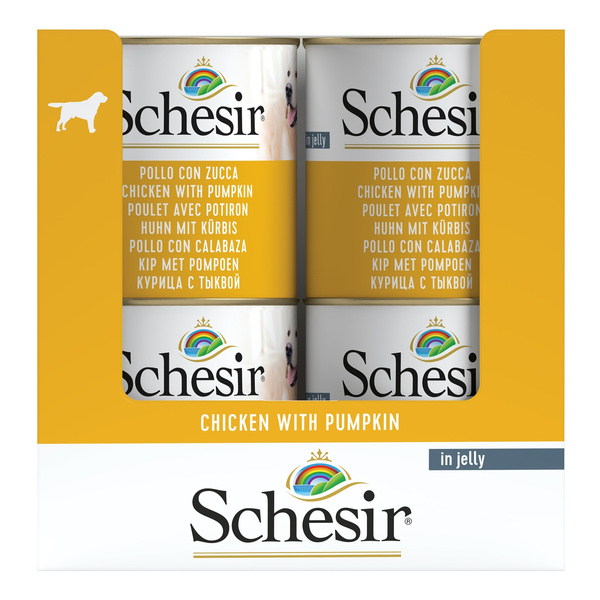 Schesir Complements karma mokra dla psa kurczak z dynią w galarecie 285 g