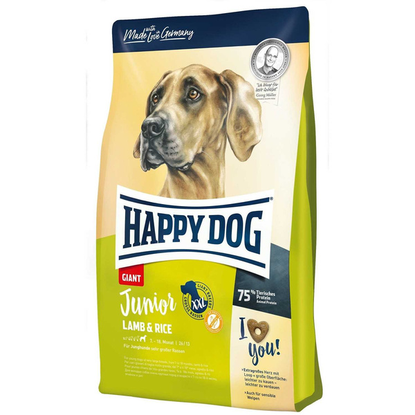 Happy Dog JUNIOR GIANT Lamb Rice 15kg JAGNIĘCINA