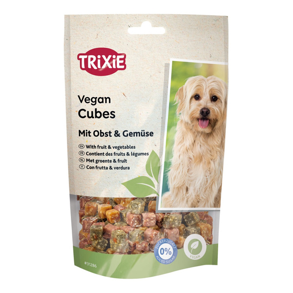 Trixie Vegan Cubes, przysmak, dla psa, z owocami i warzywami, 100 g