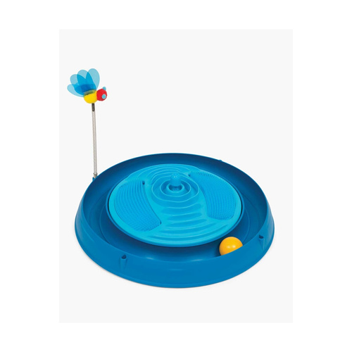 CatIt Tor  Play 'n Scratch z masażerem i kocimiętką, 4 x 36 x 39,5 cm, niebieski