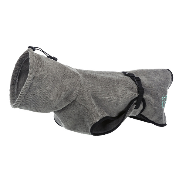 Trixie Szlafrok dla psa szary tkanina frotte S 40cm