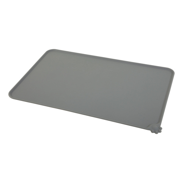ZOLUX Podkładka silikonowa pod miskę psa lub kota L szara 55x39 cm