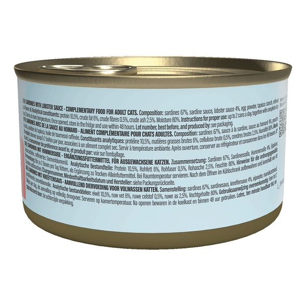 Schesir Cat Can Grill karma mokra dla kota pasta z sardynek w sosie z homara 70g