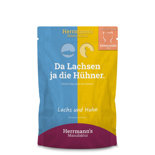 HERRMANN'S Selection Cat Lachs Huhn - łosoś i bio kurczak (100g)