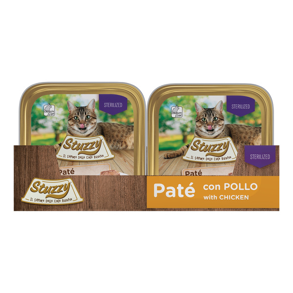 Stuzzy Pate Sterilized karma mokra dla kota kurczak 100 g po sterylizacji
