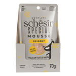 Schesir Special Mousse Exigent karma mokra dla kota kurczak z wątróbką kaczą i jajkiem 70 g