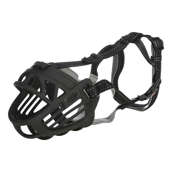 Trixie Kaganiec Muzzle Flex silikonowy L-XL czarny