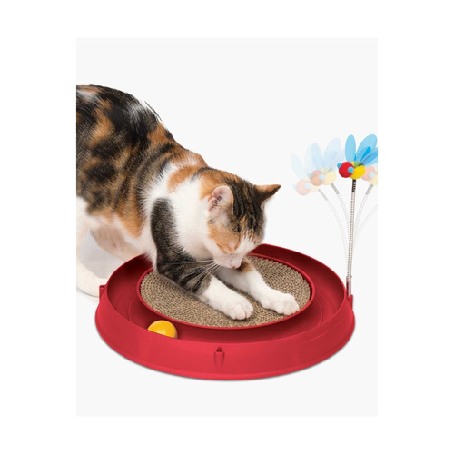 CatIt Tor  Play'n Scratch z drapakiem, 4 x 36 x 39,5 cm, czerwony