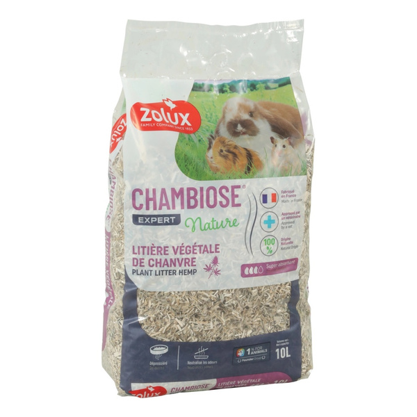 ZOLUX Ściółka dla królika i gryzoni Chambiose Nature 10 l