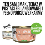 Schesir C&B karma mokra dla kotów tuńczyk z łososiem w galarecie 85 g
