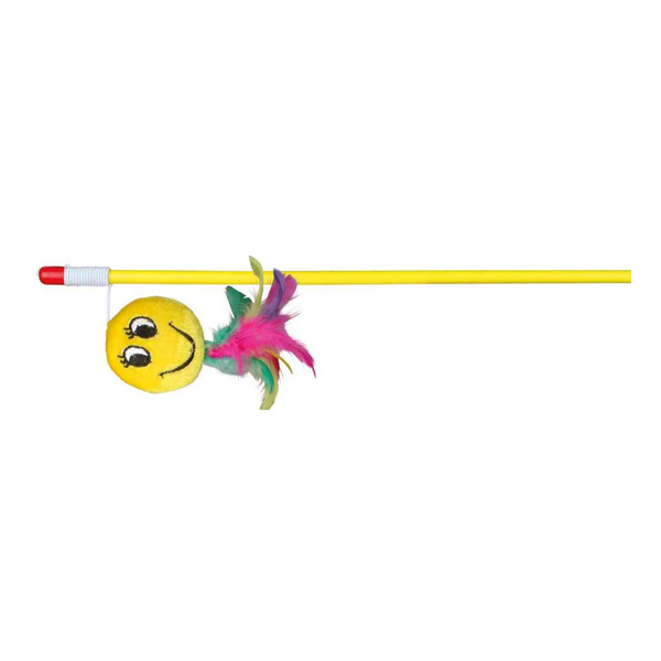 Trixie Wędka Uśmiechnięta buźka zabawka dla Kota 50cm