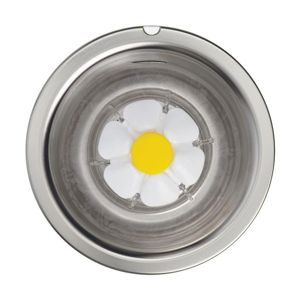 CatIt Flower Fountain Steel Top, fontanna dla kota, z miską ze stali nierdzewnej