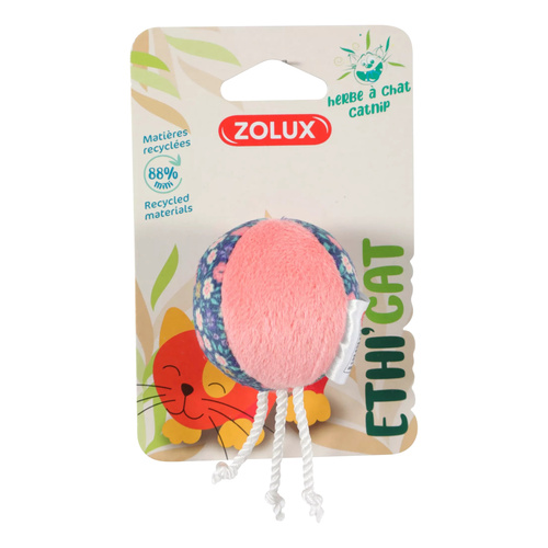 ZOLUX Zabawka dla kota piłka, kwiaty ETHICAT 9,5 cm