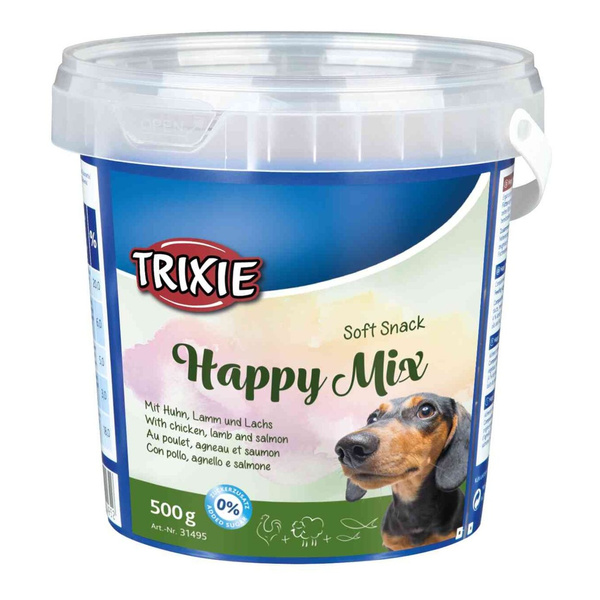 Trixie MIĘKKIE Treserki MIX smaków dla psa 500g