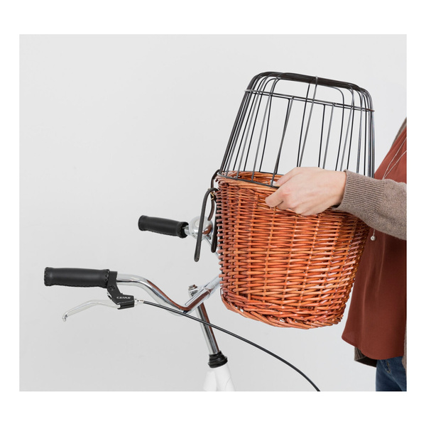 Trixie KOSZ WIKLINOWY na rower KIEROWNICĘ do 8kg