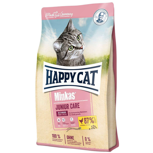 Happy Cat Minkas Junior Care Drób Karma dla Kota 500g