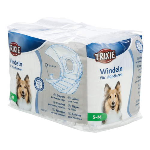 Trixie PIELUCHY PAMPERSY DLA PSÓW S-M 28-40cm