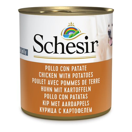 Schesir Complements karma mokra dla psa kurczak z pomidorami w galarecie 285 g
