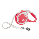 FLEXI Smycz automatyczna New Comfort XS taśma 3m/ 12kg czerwony
