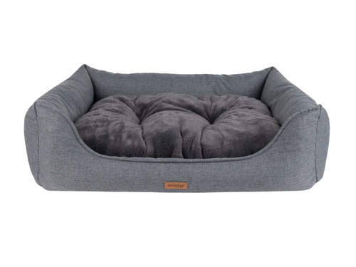 amiplay Sofa Como L 78x64x19cm Grafitowy