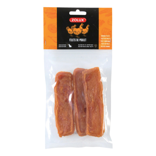 Zolux Przysmak naturalny dla psa Filet z kurczaka 70 g