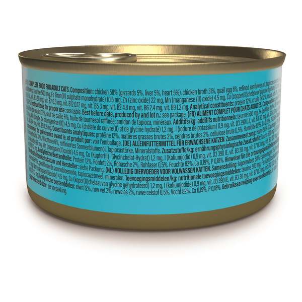 Schesir After Dark karma mokra dla kota kurczak w bulionie z jajkami przepiórczymi 80 g