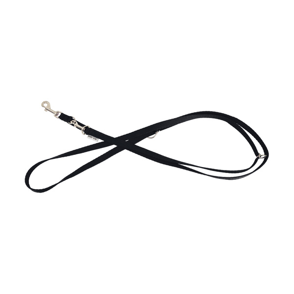 Barry King Classic smycz regulowana dla psa, czarna, L-XL, 25mm/2m