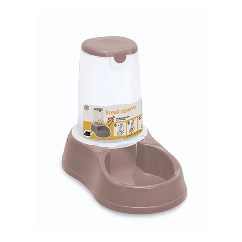 Zolux Dozownik pokarmu wody dla psa BREAK 1,5 l kol. różowobrązowy