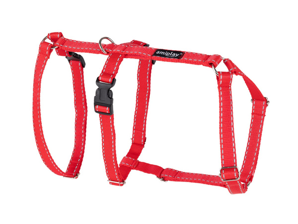 amiplay Szelki regulowane Safety Reflective M 35-55 X 30-50x1,5cm