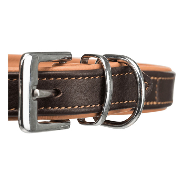 Trixie Obroża Active Comfort, XS-S: 21-32 cm/25 mm, brązowa/jasnobrązowa