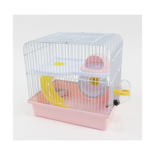 Panama Pet Klatka dla gryzoni 27x20,5x25,5 cm biało/różowa