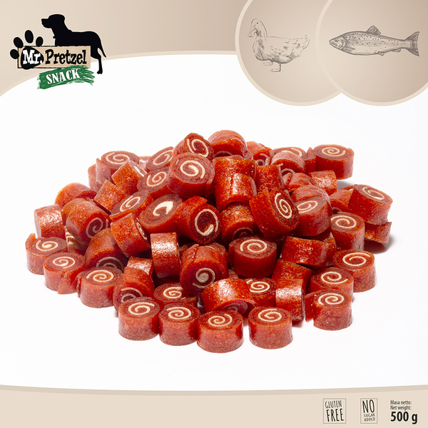 PRZYSMAK DLA PSA - Sushi z kaczką Mr.Pretzel 500g ZDROWE PREMIUM