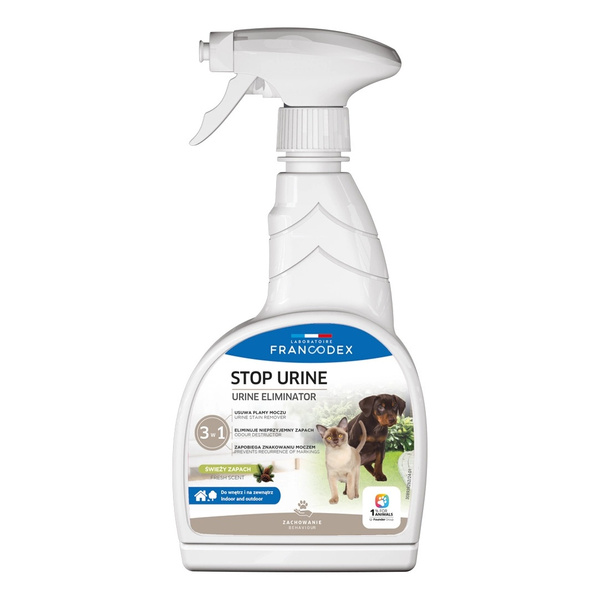 FRANCODEX Spray przeciw plamom i zapachowi moczu STOP URINE 750 ml
