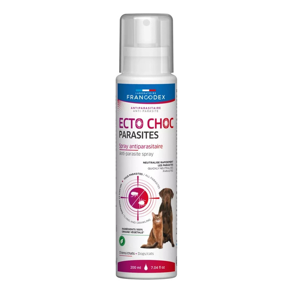 FRANCODEX Spray dla psa i kota na pasożyty ECTO CHOC PARASITES 200 ml