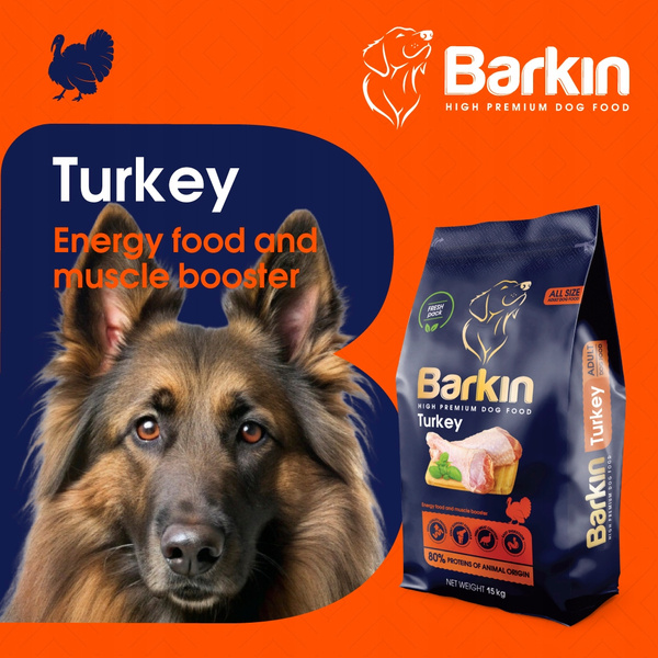 Karma sucha PREMIUM dla psa BARKIN INDYK ENERGY 15KG