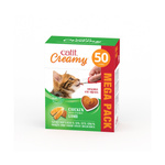 CatIt Creamy Megapack, przysmak, dla kota, kurczak z jagnięciną, 50x10g