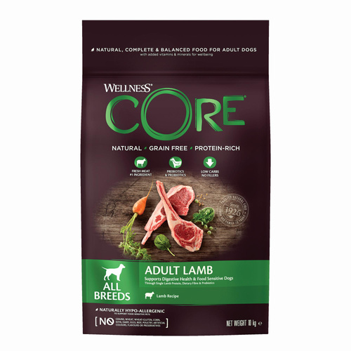 Wellness Core Adult Lamb karma sucha dla dorosłych psów jagnięcina 10kg