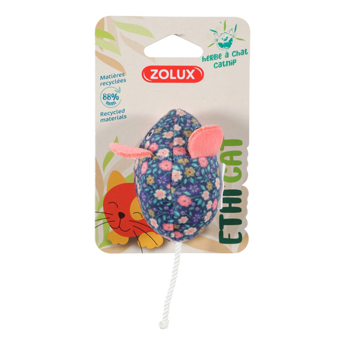 ZOLUX Zabawka dla kota mysz, kwiaty ETHICAT 4,5 cm