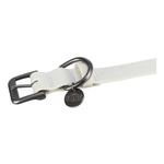 Trixie CityStyle, obroża, dla psa, jasnoszara, PVC, S-M: 30-37 cm/20 mm