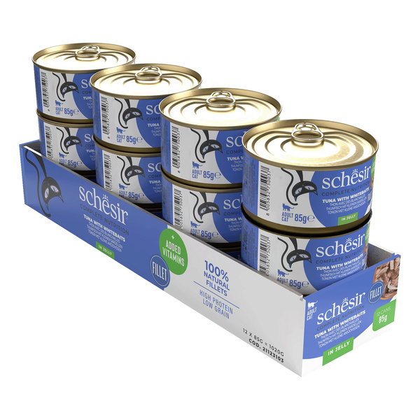 Schesir C&B karma mokra dla kotówturczyk ze szprotkami w galarecie 85 g